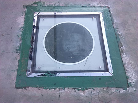 平板形采光器节点图-导光管采光系统 平板形采光器节点图-导光管采光系统